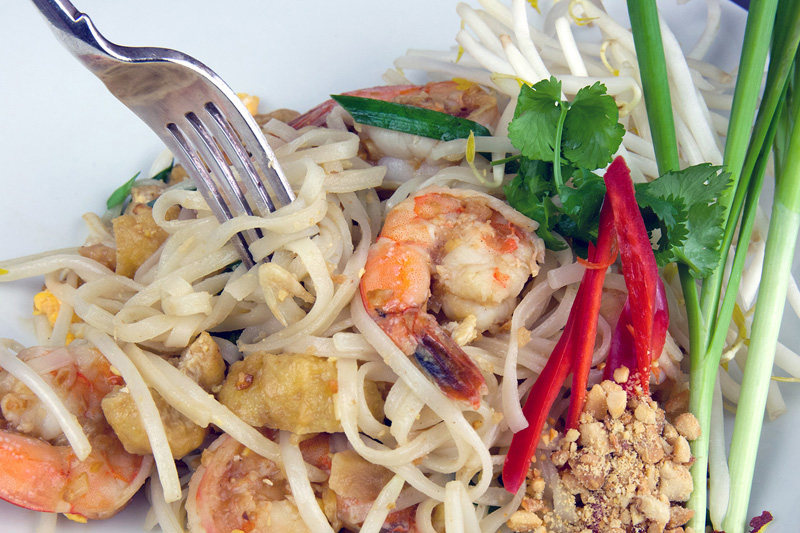 Pad Thai Noodle with Prawns