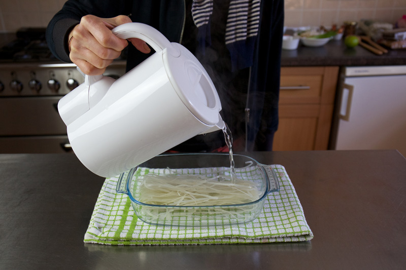 soaking noodles